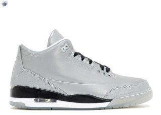 Meilleures Air Jordan 3 5Lab3 Argent (631603-003)