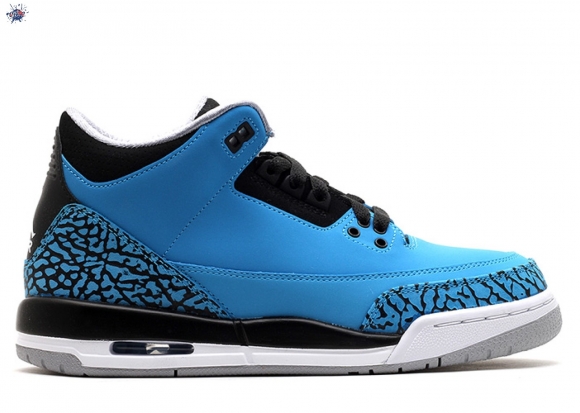 Meilleures Air Jordan 3 Retro Bg (Gs) "Powder Bleu" Bleu (398614-406)