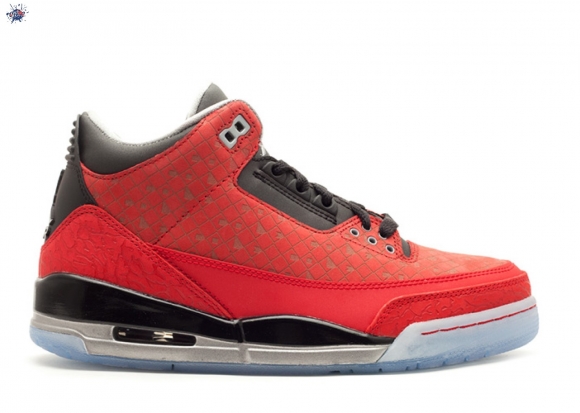 Meilleures Air Jordan 3 Retro Db "Doernbecher" Rouge Noir (437536-600)