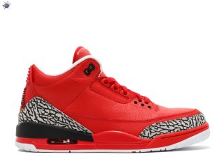 Meilleures Air Jordan 3 Retro "Grateful" Rouge Noir (aj3-770438)