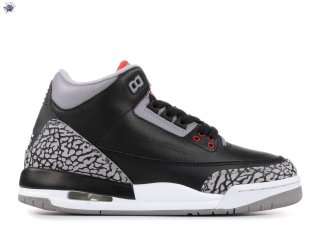 Meilleures Air Jordan 3 Retro (Gs) "Countdown Pack" Noir Gris (340255-061)