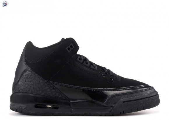 Meilleures Air Jordan 3 Retro (Gs) "Noir Cat" Noir (834014-002)