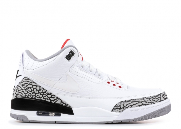 Meilleures Air Jordan 3 Retro Jth Nrg "Jth" Blanc Noir Rouge (av6683-160)