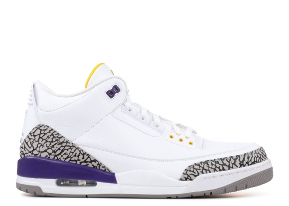 Meilleures Air Jordan 3 Retro "Kobe Pack Pe" Blanc Pourpre (136064-107)