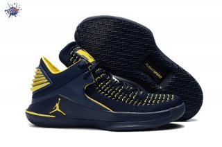 Meilleures Air Jordan 32 32 Low Marine Jaune