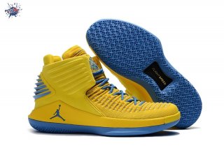 Meilleures Air Jordan 32 Jaune Bleu