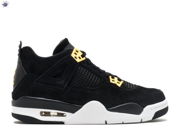 Meilleures Air Jordan 4 Retro Bg (Gs) "Royalty" Noir Or (408452-032)