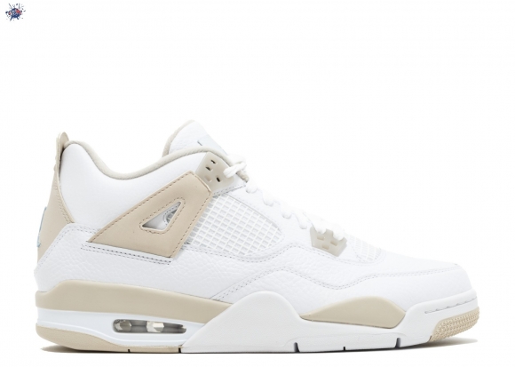 Meilleures Air Jordan 4 Retro Gg (Gs) "Linen" Blanc (487724-118)