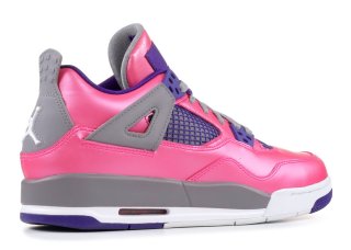 Meilleures Air Jordan 4 Retro Gs Rose Pourpre (487724-607)