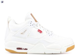 Meilleures Air Jordan 4 Rtr Levis Nrg (Gs) "Levis" Blanc (aq9103-100)