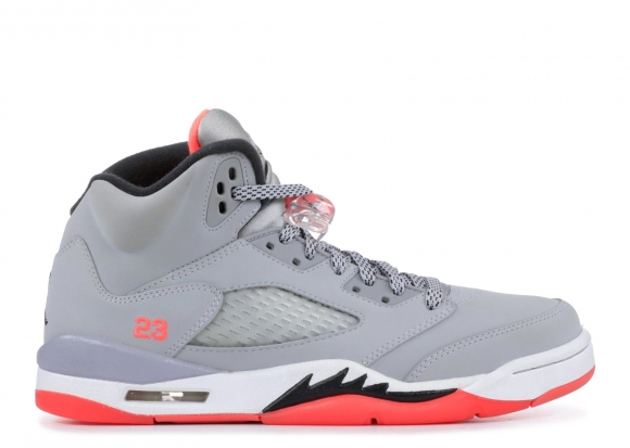 Meilleures Air Jordan 5 Retro (Gs) "Hot Lava" Gris Orange (440892-018)