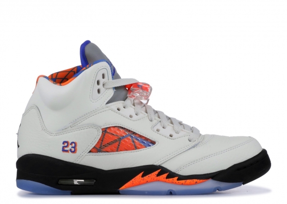 Meilleures Air Jordan 5 Retro (Gs) "International Flight" Blanc Orange (440888-148)