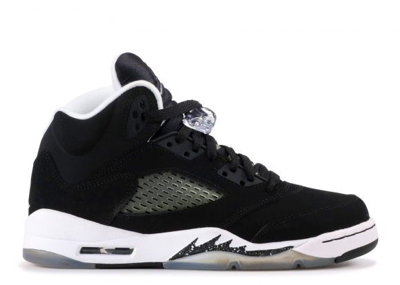 Meilleures Air Jordan 5 Retro (Gs) "Oreo" Noir Gris (440888-035)