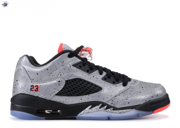 Meilleures Air Jordan 5 Retro Low (Gs) "Neymar" Argent Noir (846316-025)