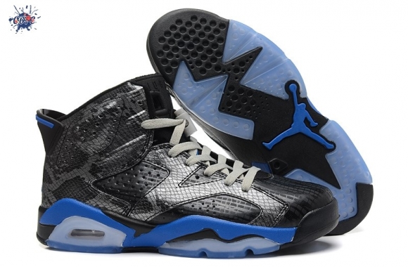 Meilleures Air Jordan 6 Noir Bleu