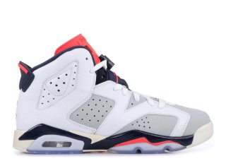 Meilleures Air Jordan 6 Retro (Gs) "Tinker Hatfield" Blanc (384665-104)