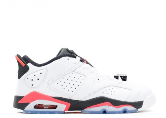 Meilleures Air Jordan 6 Retro Low Bg (Gs) "Infrared" Blanc Noir Rose (768881-123)