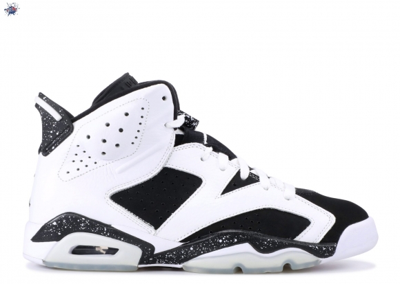 Meilleures Air Jordan 6 Retro "Oreo" Blanc Noir (384664-101)