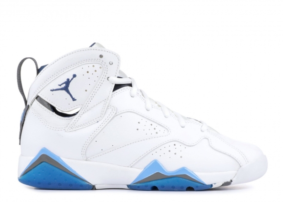 Meilleures Air Jordan 7 (Gs) "French Bleue" Blanc Bleu (304774-107)