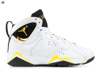 Meilleures Air Jordan 7 Retro (Gs) Blanc Jaune (304774-172)