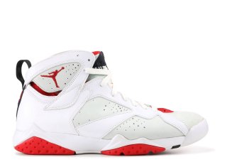 Meilleures Air Jordan 7 Retro "Hare" Blanc Rouge (304775-125)