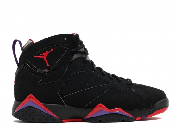 Meilleures Air Jordan 7 Retro "Raptor" Noir Rouge (304775-006)