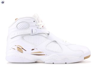 Meilleures Air Jordan 8 Retro Ovo "Ovo" Blanc Métallique Or (aa1239-135)