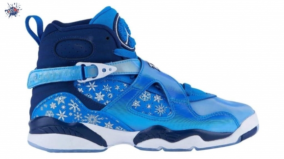 Meilleures Air Jordan 8 Retro (Ps) "Snow Blizzard" Bleue White (305369-400)