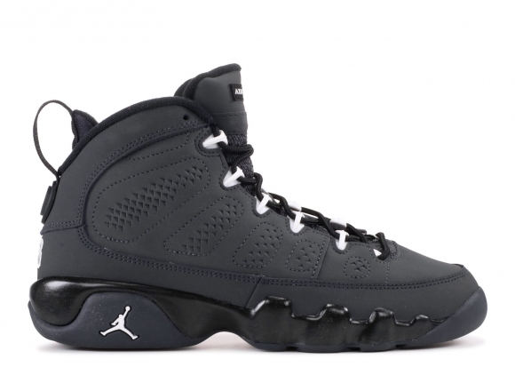 Meilleures Air Jordan 9 Retro Bg (Gs) "Anthracite" Blanc Noir (302359-013)