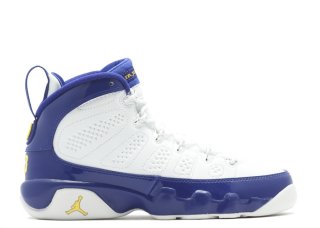 Meilleures Air Jordan 9 Retro Bg (Gs) "Kobe Bryant Pe" Blanc Bleu (302359-121)