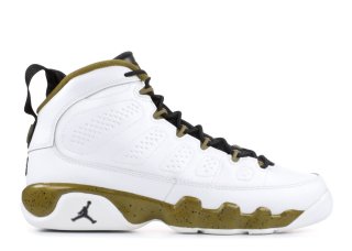 Meilleures Air Jordan 9 Retro Bg (Gs) "Statue" Blanc Vert (302359-109)