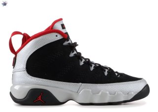 Meilleures Air Jordan 9 Retro (Gs) "Johnny Kilroy" Noir Métallique Argent (302359-012)