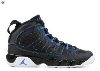 Meilleures Air Jordan 9 Retro (Gs) "Photo Bleue" Noir Blanc Bleu (302370-007)