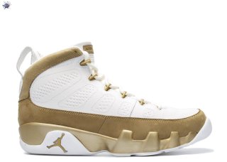 Meilleures Air Jordan 9 Retro Premio "Bin23" Blanc Or (410917-101)