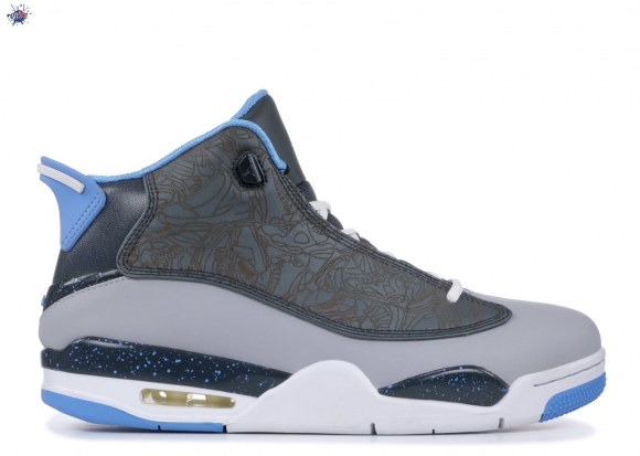 Meilleures Air Jordan Dub Zero Gris Bleu (311046-007)