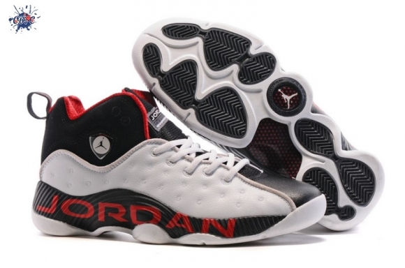 Meilleures Air Jordan Jumpman Team II Retro Blanc Noir Rouge