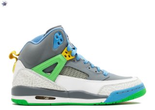 Meilleures Air Jordan Spiz'Ike (Gs) Gris Vert (317321-056)