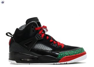 Meilleures Air Jordan Spiz'Ike Noir Rouge Vert (317321-026)