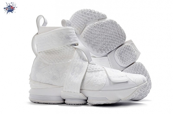 Meilleures Kith X Nike Lebron XV 15 Strap "Long Live The King" Blanc (ao1068-103)