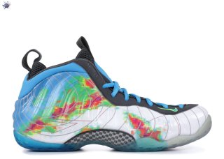 Meilleures Nike Air Foamposite One Prm "Weatherman" White Bleue (575420-100)