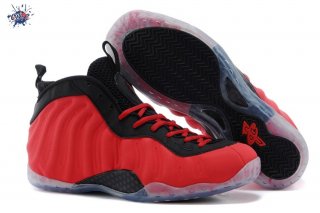 Meilleures Nike Air Foamposite One Rouge Suède Noir