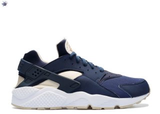 Meilleures Nike Air Huarache Run Bleu Blanc