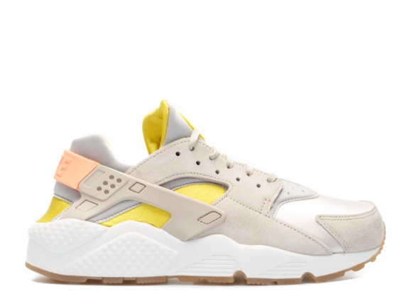 Meilleures Nike Air Huarache Run Prm Beige Jaune (683818-002)