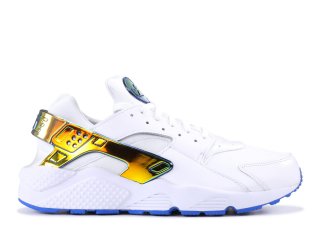 Meilleures Nike Air Huarache Run Prm Qs "Nice Kicks Lowrider" Blanc Bleu (853940-441)