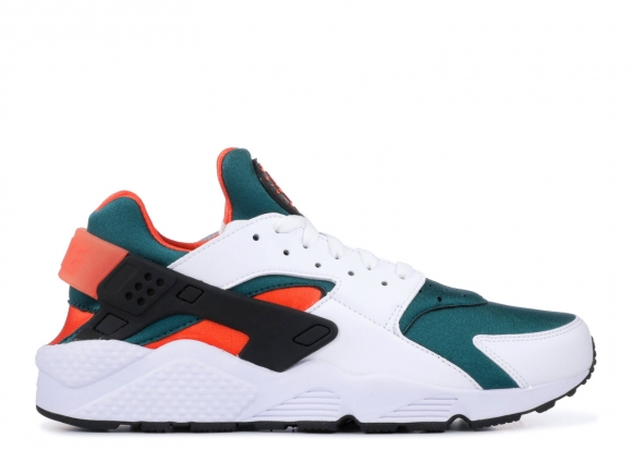 Meilleures Nike Air Huarache Run Se "Miami Hurricanes" Blanc Vert Orange (at4254-102)