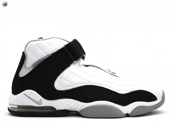 Meilleures Nike Air Max Penny 4 Blanc Noir (312455-102)