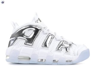 Meilleures Nike Air More Uptempo Blanc Bleu (917593-100)