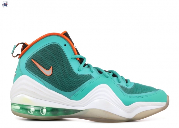 Meilleures Nike Air Penny 5 "Miami Dolphins" Vert Blanc (537331-300)