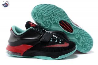 Meilleures Nike KD VII 7 "Good Apples" Noir Rouge Menthe (653997-063)