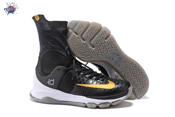 Meilleures Nike KD VIII 8 Elite "Away" Noir Métallique Or (834185-071)